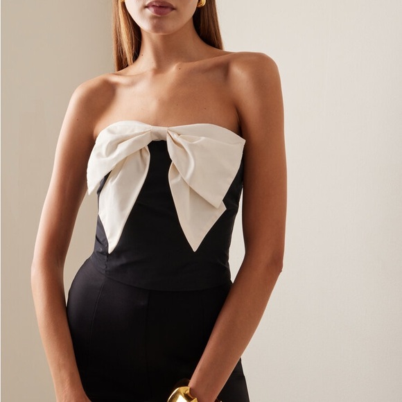 STAUD Tops - STAUD Atticus Bow-Detailed Top